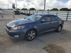 Vehiculos salvage en venta de Copart Miami, FL: 2015 KIA Optima LX