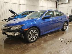 Honda salvage cars for sale: 2017 Honda Civic EX