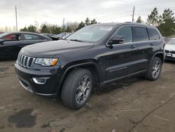 Salvage cars for sale from Copart Denver, CO: 2018 Jeep Grand Cherokee Limited