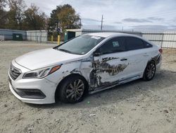 Salvage cars for sale from Copart Mebane, NC: 2015 Hyundai Sonata Sport