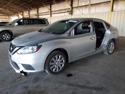 Nissan salvage cars for sale: 2017 Nissan Sentra S