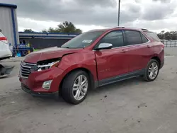 Salvage cars for sale at Orlando, FL auction: 2018 Chevrolet Equinox Premier