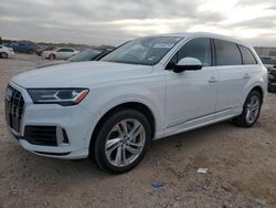 Salvage cars for sale from Copart San Antonio, TX: 2020 Audi Q7 Premium Plus