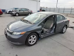 Salvage cars for sale at Farr West, UT auction: 2012 Honda Civic Natural GAS