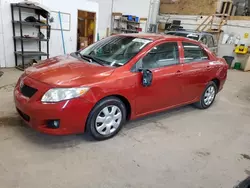 Toyota salvage cars for sale: 2009 Toyota Corolla Base