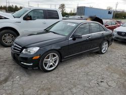 Salvage cars for sale at Bridgeton, MO auction: 2014 Mercedes-Benz C 300 4matic