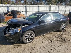 Honda Vehiculos salvage en venta: 2017 Honda Accord EX