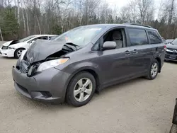 Salvage cars for sale at Cookstown, ON auction: 2012 Toyota Sienna LE