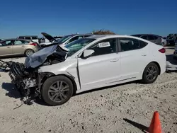 Salvage cars for sale at Temple, TX auction: 2018 Hyundai Elantra SEL