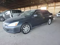 Honda Vehiculos salvage en venta: 2007 Honda Accord SE