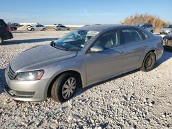 2012 Volkswagen Passat S en venta en Taylor, TX