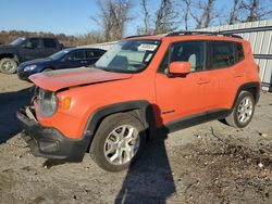 Salvage cars for sale at West Mifflin, PA auction: 2015 Jeep Renegade Latitude