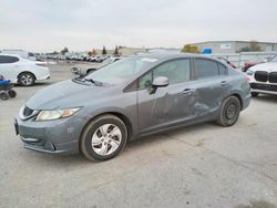 Salvage cars for sale at Bakersfield, CA auction: 2013 Honda Civic LX