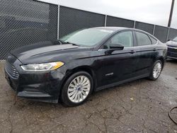 Salvage cars for sale from Copart Woodhaven, MI: 2016 Ford Fusion S Hybrid