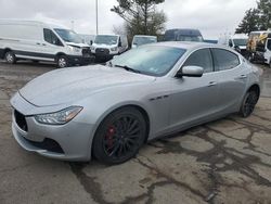 Maserati Ghibli s salvage cars for sale: 2015 Maserati Ghibli S