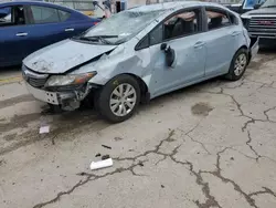 2012 Honda Civic LX en venta en Pekin, IL