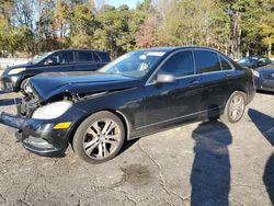 Mercedes-Benz c-Class salvage cars for sale: 2013 Mercedes-Benz C 250