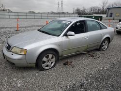 Salvage cars for sale at Barberton, OH auction: 2001 Audi A6 2.7T Quattro