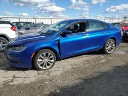 Salvage cars for sale at Dyer, IN auction: 2015 Chrysler 200 S