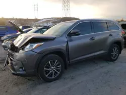 Salvage cars for sale at Littleton, CO auction: 2018 Toyota Highlander SE