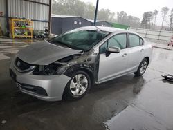 Salvage cars for sale at Cartersville, GA auction: 2015 Honda Civic LX