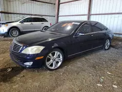 Salvage cars for sale at Houston, TX auction: 2007 Mercedes-Benz S 550