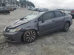 Salvage cars for sale at Loganville, GA auction: 2015 Honda Civic EXL