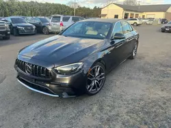 Mercedes-Benz salvage cars for sale: 2021 Mercedes-Benz E AMG 53 4matic