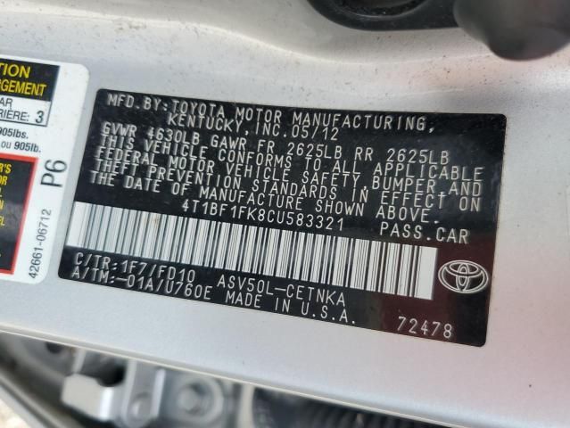 2012 Toyota Camry Base