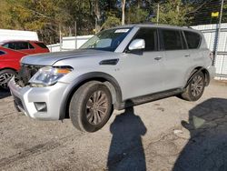 Salvage cars for sale at Austell, GA auction: 2018 Nissan Armada SV