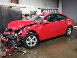 Salvage cars for sale at Elgin, IL auction: 2015 Chevrolet Cruze LT