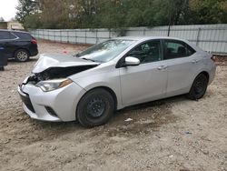 Toyota Corolla Vehiculos salvage en venta: 2015 Toyota Corolla L