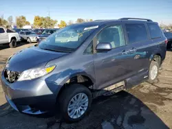 Salvage cars for sale at Denver, CO auction: 2017 Toyota Sienna XLE