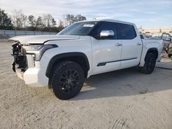 Toyota salvage cars for sale: 2022 Toyota Tundra Crewmax Platinum