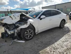 Salvage cars for sale at Arcadia, FL auction: 2021 Hyundai Sonata SEL