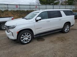 Vehiculos salvage en venta de Copart Davison, MI: 2021 Chevrolet Suburban K1500 High Country