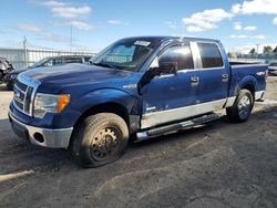 Salvage cars for sale at Dyer, IN auction: 2012 Ford F150 Supercrew