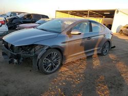 Hyundai Elantra Sport salvage cars for sale: 2018 Hyundai Elantra Sport