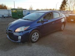 Salvage cars for sale at Bowmanville, ON auction: 2010 Toyota Prius