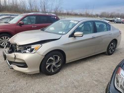 Honda Accord lx salvage cars for sale: 2016 Honda Accord LX