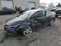 Chevrolet Cruze salvage cars for sale: 2016 Chevrolet Cruze Premier