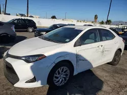 Salvage cars for sale from Copart Van Nuys, CA: 2017 Toyota Corolla L