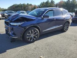 Salvage cars for sale at Exeter, RI auction: 2022 Acura MDX Technology