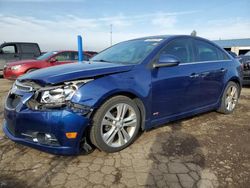 Chevrolet salvage cars for sale: 2013 Chevrolet Cruze LTZ