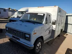 Salvage trucks for sale at North Las Vegas, NV auction: 1991 Ford Econoline E350 Cutaway Van