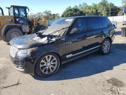 Land Rover salvage cars for sale: 2016 Land Rover Range Rover HSE