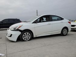 Salvage cars for sale from Copart Grand Prairie, TX: 2016 Hyundai Accent SE