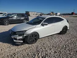 Salvage cars for sale at Temple, TX auction: 2018 Honda Civic Sport