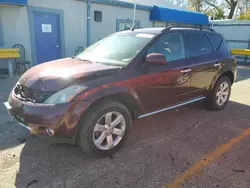 Salvage cars for sale at Wichita, KS auction: 2007 Nissan Murano SL