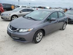 Salvage cars for sale at Riverview, FL auction: 2015 Honda Civic LX